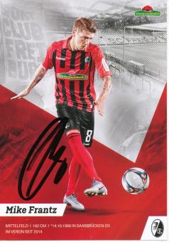 Mike Frantz  2019/2020  SC Freiburg  Fußball Autogrammkarte original signiert 
