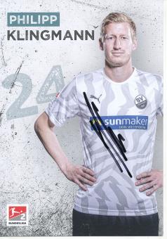 Philipp Klingmann  2019/2020  SV Sandhausen   Fußball Autogrammkarte original signiert 