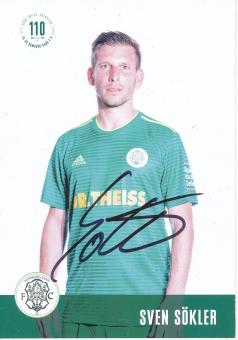 Sven Sökler  2018/2019  FC Homburg  Fußball Autogrammkarte original signiert 