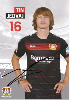 Tin Jedvaj   2016/2017  Bayer 04 Leverkusen  Fußball Autogrammkarte original signiert 