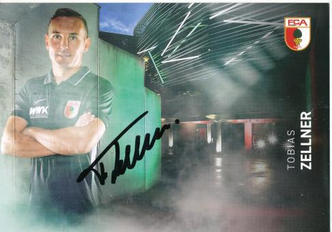 Tobias Zellner  2019/2020  FC Augsburg  Fußball Autogrammkarte original signiert 