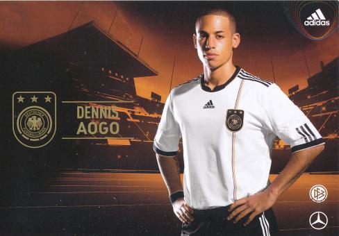 Dennis Aogo  DFB Nationalteam  Fußball Autogrammkarte 