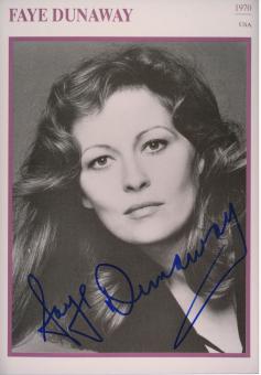 Faye Dunaway  Film & TV  Autogramm Foto original signiert 