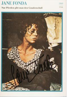 Jane Fonda  Film & TV  Autogramm Foto original signiert 