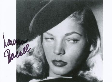 Lauren Bacall † 2014  Film & TV  Autogramm Foto original signiert 