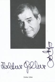 Walter Giller † 2011  Film & TV  Autogrammkarte  original signiert 