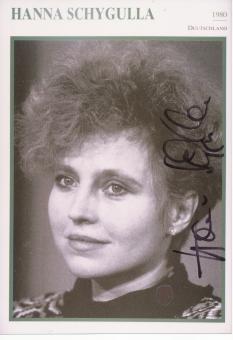 Hanna Schygulla  Film &  TV  Autogramm Foto  original signiert 