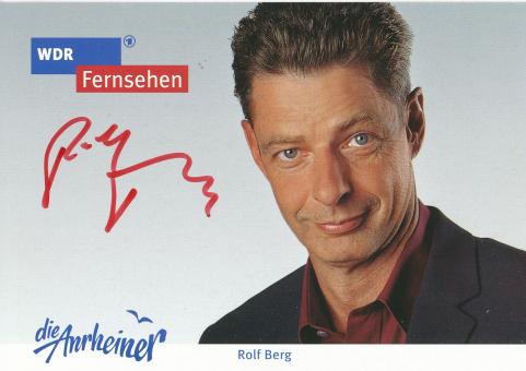 Rolf Berg   Die Anrheiner  TV  Serien Autogrammkarte original signiert 