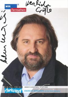 Andreas Windhuis  Die Anrheiner  TV  Serien Autogrammkarte original signiert 