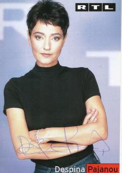Despina Pajanou   RTL   TV  Autogrammkarte original signiert 