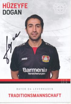 Hüzeyfe Dogan   Traditionsmannschaft 2018/2019  Bayer 04 Leverkusen  Fußball Autogrammkarte original signiert 