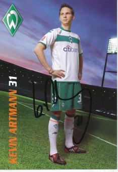 Kevin Artmann  2008/2009  SV Werder Bremen  Fußball Autogrammkarte original signiert 
