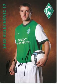 Said Husejinovic  2009/2010  SV Werder Bremen  Fußball Autogrammkarte original signiert 
