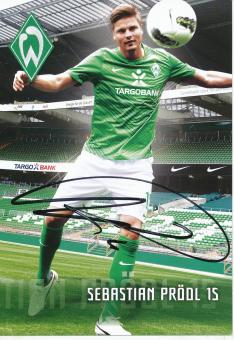 Sebastian Prödl  2011/2012  SV Werder Bremen  Fußball Autogrammkarte original signiert 