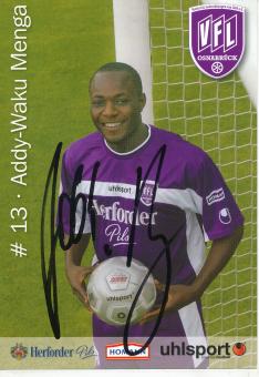 Addy Waku Menga  VFL Osnabrück  Fußball Autogrammkarte original signiert 
