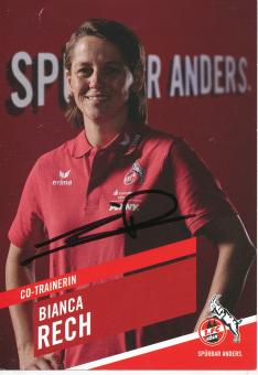 Bianca Rech  FC Köln  Frauen  Fußball Autogrammkarte original signiert 