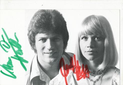 Monika Hauff & Klaus Dieter Henkler   Musik  Autogrammkarte  original signiert 