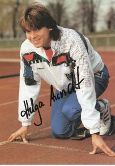 Helga Arndt  Leichtathletik  Autogrammkarte  original signiert 