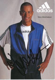 Nico Motchebon  Leichtathletik  Autogrammkarte  original signiert 