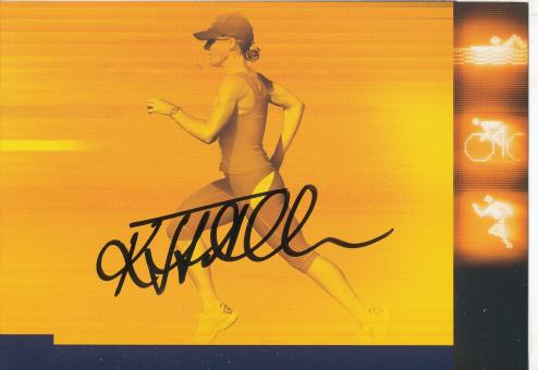 Kate Allen   Leichtathletik  Autogrammkarte  original signiert 