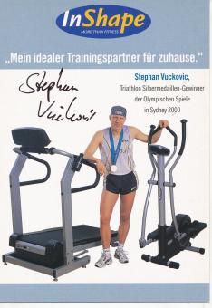 Stephan Vuckovic  Leichtathletik  Autogrammkarte  original signiert 