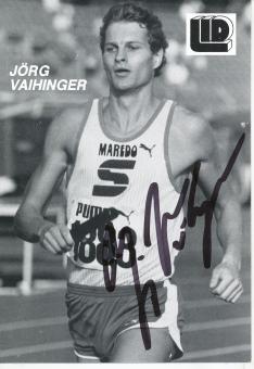Jörg Vaihinger  Leichtathletik  Autogrammkarte  original signiert 