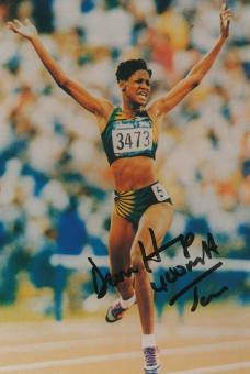 Deon Hemmings  Jamaika  Leichtathletik  Autogramm Foto original signiert 