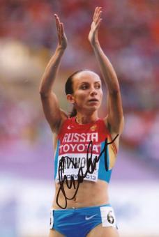 Mariya Savinova  Rußland  Leichtathletik  Autogramm Foto original signiert 