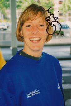 Linda Keough  Großbritanien  Leichtathletik  Autogramm Foto original signiert 