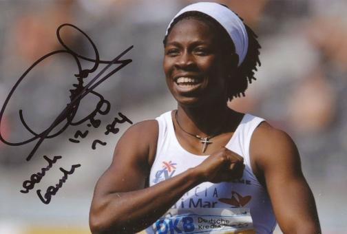 Josephine Onyia  Nigera  Leichtathletik  Autogramm Foto original signiert 