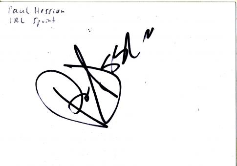 Paul Hession  Irland  Leichtathletik Autogramm Karte original signiert 