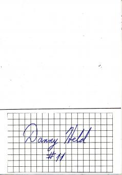 Danny Held  Eishockey  Autogramm Karte original signiert 