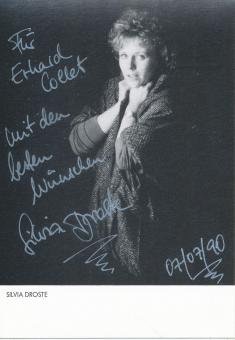 Silvia Droste  Musik  Autogrammkarte original signiert 
