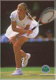 Jelena Dokic  Tennis  Wimbledon Autogrammkarte 