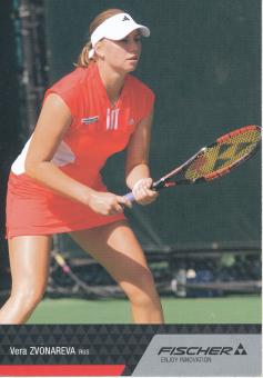 Vera Zvonareva  Rußland  Tennis   Autogrammkarte 