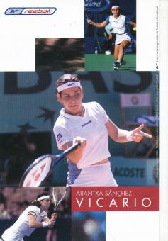 Arantxa Sanchez Vicario  Spanien  Tennis   Autogrammkarte 