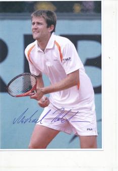 Michael Kohlmann  Tennis  Autogrammkarte  Druck signiert 