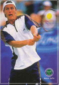 Marat Safin  Rußland  Tennis  Wimbledon Autogrammkarte 