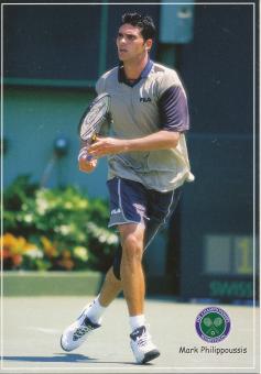 Mark Philippoussis  Australien  Tennis  Wimbledon Autogrammkarte 