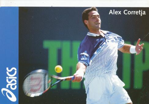 Alex Corretja  Spanien   Tennis   Autogrammkarte 