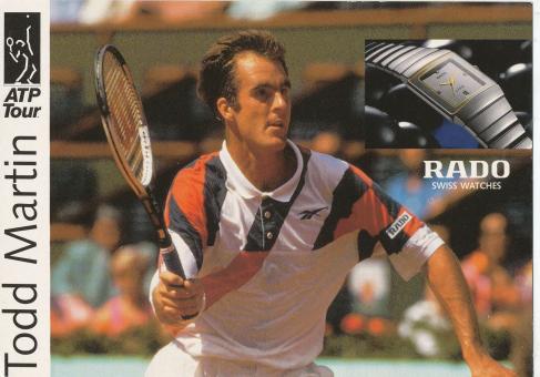 Todd Martin  USA   Tennis   Autogrammkarte 