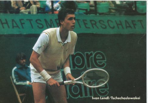 Ivan Lendl  CSSR   Tennis   Autogrammkarte 