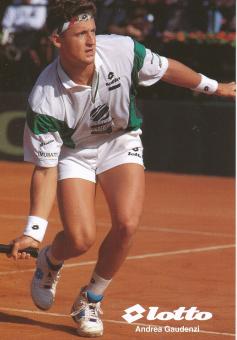 Andrea Gaudenzi  Italien  Tennis   Autogrammkarte 