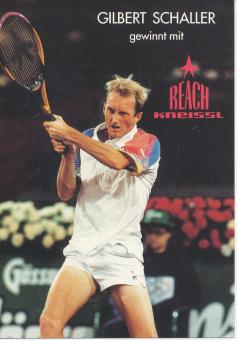 Gilbert Schaller  Österreich  Tennis   Autogrammkarte 