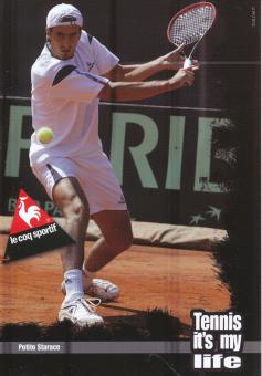 Potito Starace  Italien  Tennis   Autogrammkarte 
