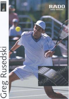 Greg Rusedski  Großbritanien  Tennis   Autogrammkarte 