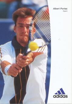 Albert Portas  Spanien   Tennis   Autogrammkarte 