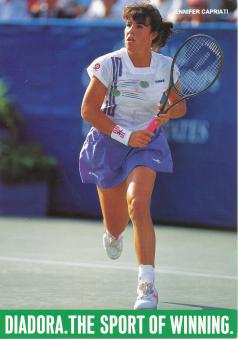 Jennifer Capriati  USA   Tennis   Autogrammkarte 