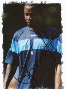 Gottfried Aduobe  Karlsruher SC  Fußball Autogramm Foto original signiert 
