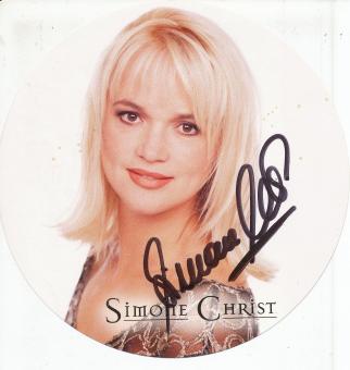 Simone Christ  Musik  Autogrammkarte original signiert 